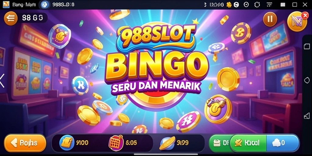 Tampilan gameplay seru 988SLOT saat bermain Bingo.