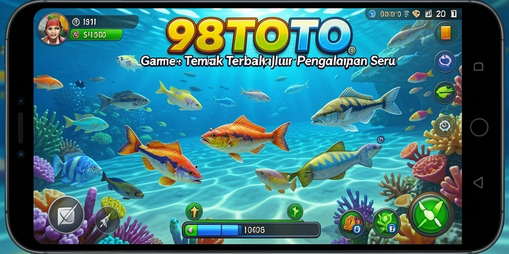 Screenshot gameplay Tembak Ikan 98TOTO yang seru dan menarik.