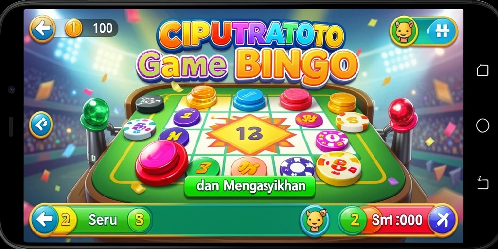 Tampilan gameplay seru dari Bingo di CIPUTRATOTO.
