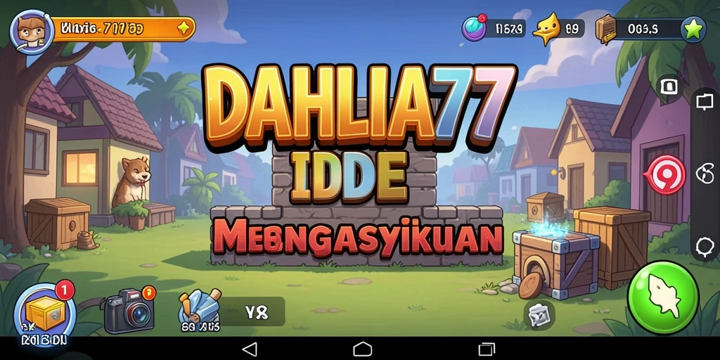 Tampilan gameplay DAHLIA77 yang menarik dengan elemen Idle.