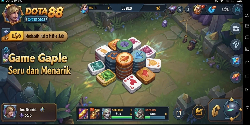 Tampilan gameplay DOTA88 yang seru dan menarik.