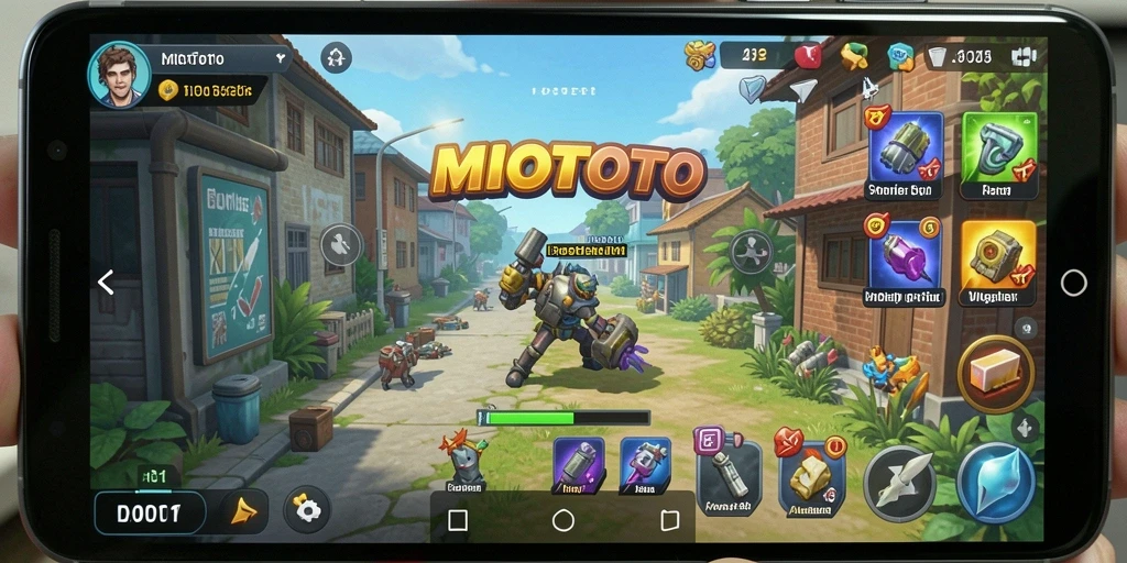 Tampilan aplikasi MIOTOTO dengan fitur pengelolaan tugas yang intuitif.