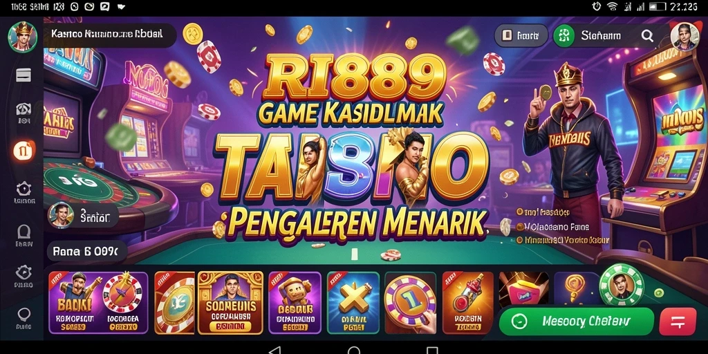 Screenshot gameplay menarik dari permainan kasino RI889.