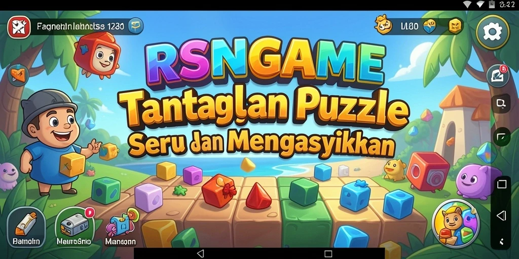 Gameplay seru yang menantang otak dalam RSNGAME.